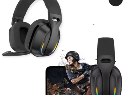 PG-B500 Kablosuz Gaming Kulaklık - Düşük Gecikme, RGB Aydınlatma ve 26 Saat Pil Ömrü